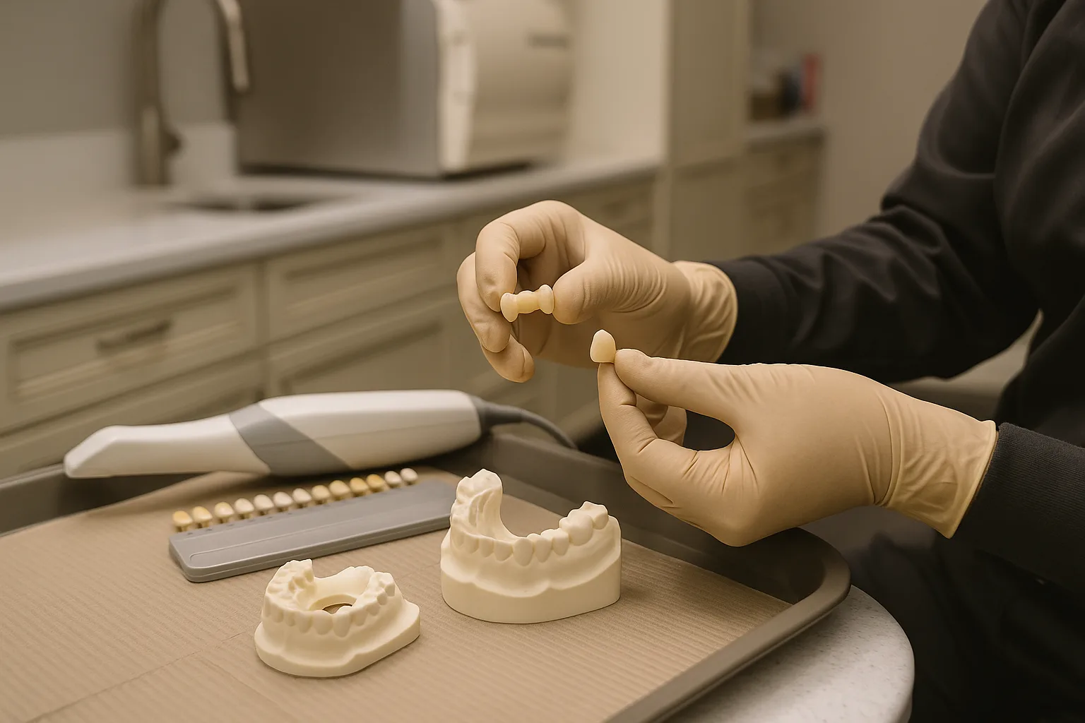 Dental bridge and dental implant treatment comparison